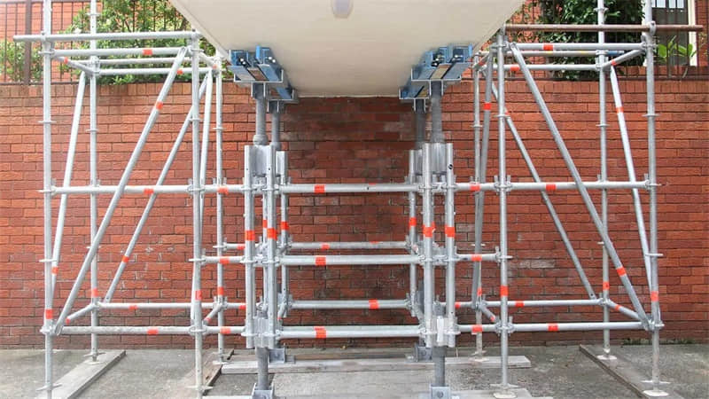 Industry metal scaffolding