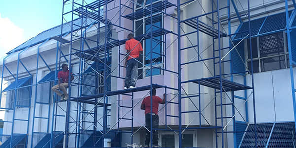 a frame scaffold