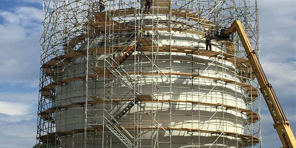 tank scaffolding