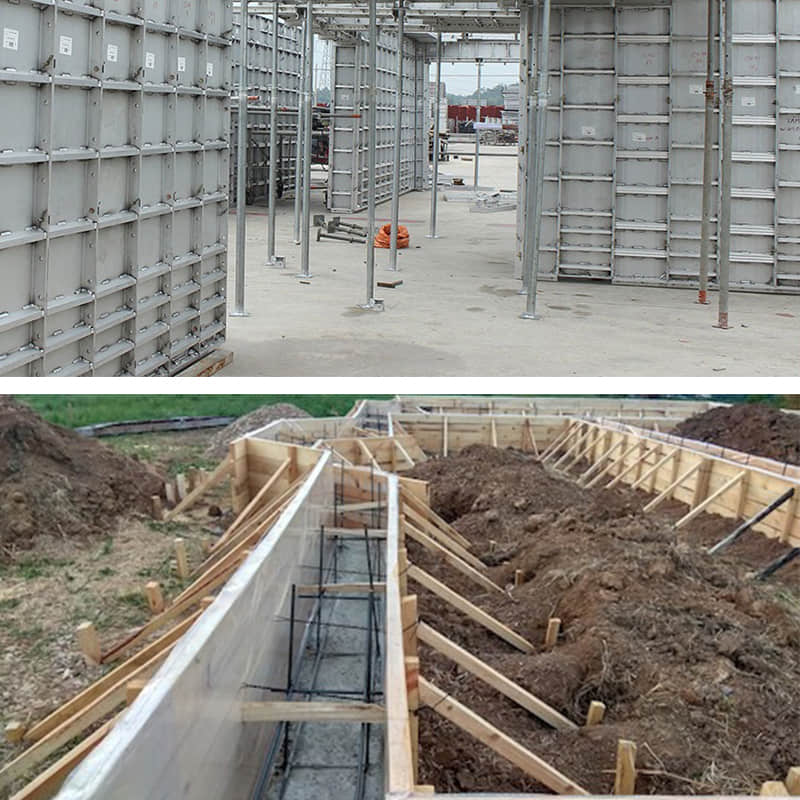 Conventional Formwork Vs Aluminium Formwork
