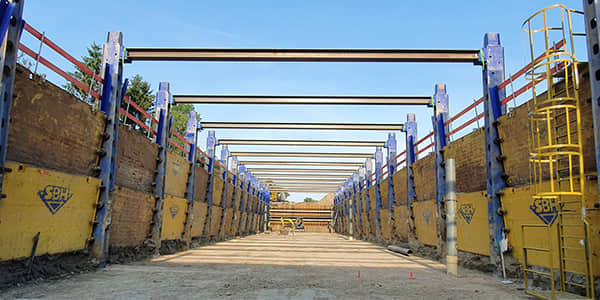 H and I-Beam Shoring system