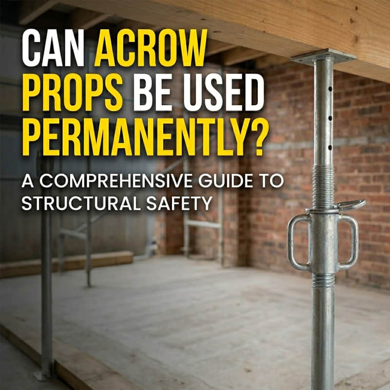 Can Acrow Props Be Used Permanently? A Comprehensive Guide to Structural Safety