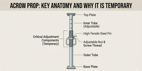Acrow Prop Anatomy Diagram